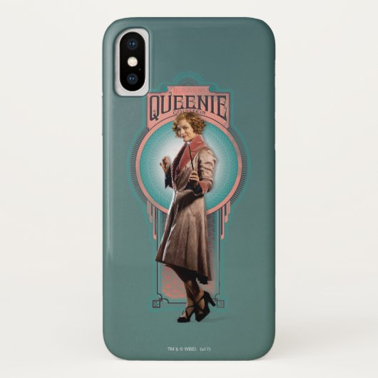 QUEENIE GOLDSTEIN™ Art-Deco-Panel Case-Mate iPhone Hülle (Rückseite)
