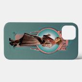 QUEENIE GOLDSTEIN™ Art-Deco-Panel Case-Mate iPhone Hülle (Rückseite (Horizontal))