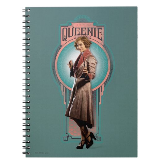 QUEENIE GOLDSTEIN™ Art-Deco-Panel Notizblock (Vorderseite)