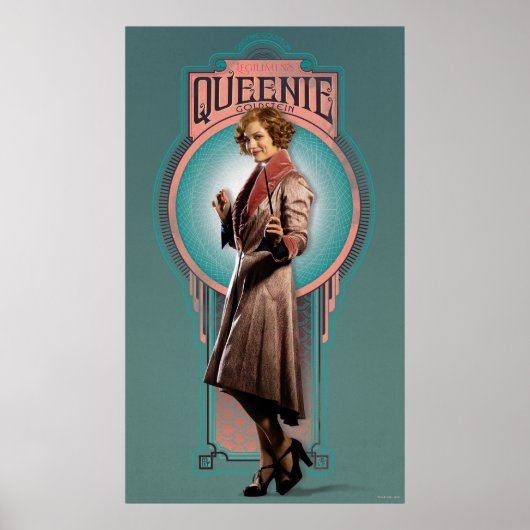 QUEENIE GOLDSTEIN™ Art-Deco-Panel Poster (Vorne)