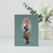 QUEENIE GOLDSTEIN™ Art-Deco-Panel Postkarte (Stehend Vorderseite)