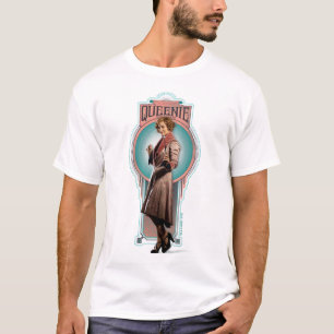 QUEENIE GOLDSTEIN™ Art-Deco-Panel T-Shirt