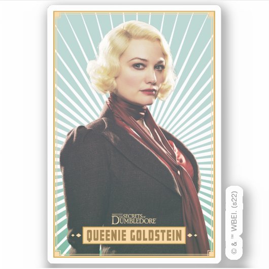 Queenie Goldstein Character Graphic Aufkleber (Vorderseite)