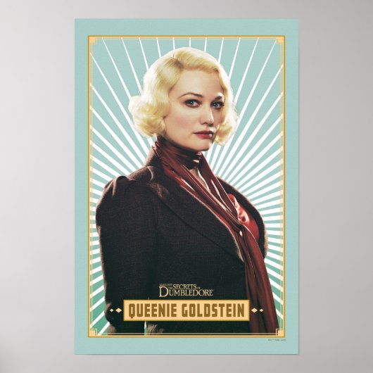 Queenie Goldstein Character Graphic Poster (Vorne)