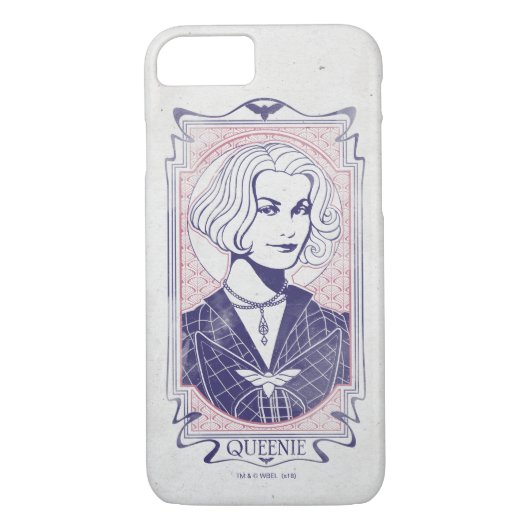 QUEENIE GOLDSTEIN™ Illustration Case-Mate iPhone Hülle (Rückseite)