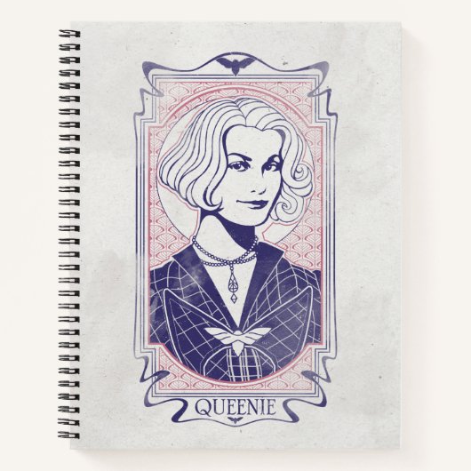 QUEENIE GOLDSTEIN™ Illustration Notizblock (Vorderseite)