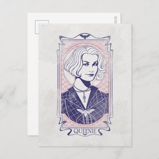 QUEENIE GOLDSTEIN™ Illustration Postkarte (Vorne/Hinten)