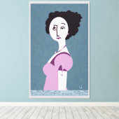 Queenie Leinwanddruck (Insitu (Holzboden))