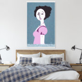 Queenie Leinwanddruck (Insitu (Schlafzimmer))