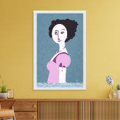 Queenie Leinwanddruck (Insitu (Wohnzimmer))