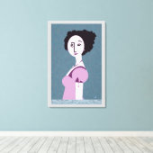 Queenie Leinwanddruck (Insitu (Holzboden))