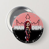 Queenie - Mandem Collection -SVBK- SILVERBCKK TTV Button (Vorne & Hinten)