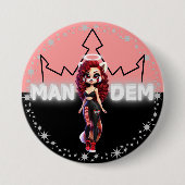Queenie - Mandem Collection -SVBK- SILVERBCKK TTV Button (Vorderseite)