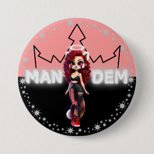 Queenie - Mandem Collection -SVBK- SILVERBCKK TTV Button