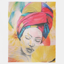 QUEENIFICENT Large Fleece Blanket (60x80)