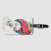 QUEENIFIZIERTER AcrylGepäckanhänger Gepäckanhänger (Vorderseite (Horizontal))