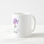 Queenly Caffeinated Kaffeetasse (VorderseiteRechts)