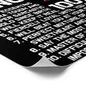 Queens Are Born in January Birthday Gifts Poster (Ecke)