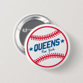 Queens-Baseball Button (Vorne & Hinten)