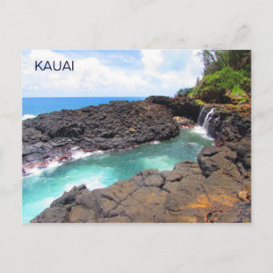 Queen's Bath, Kauai, Hawaii Postcard Postkarte