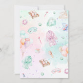 Queens Black Girl Wellness-Center Party Geburtstag Einladung (Rückseite)