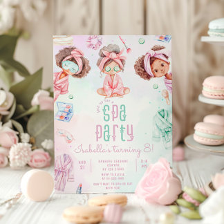 Queens Black Girl Wellness-Center Party Geburtstag Einladung