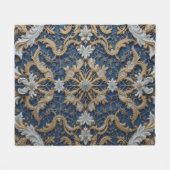 Queen's Bluish Embrace Fleecedecke (Vorderseite (Horizontal))