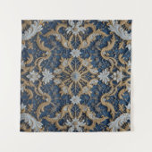 Queen's Bluish Embrace Wandteppich (Vorderseite (Horizontal))
