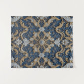 Queen's Bluish Embrace Wandteppich (Vorderseite (Horizontal))