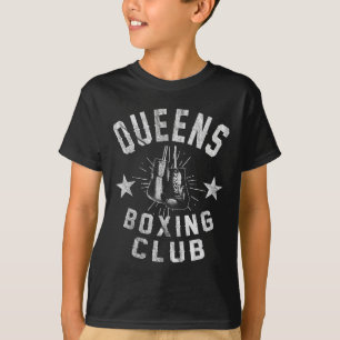 Queens Boxing Club - Vintager beängstigender Boxer T-Shirt