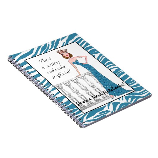 QUEENS brauchen Notebooks! Schreiben Sie es! Notiz Notizblock (Rechte Seite)