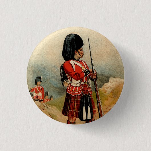 Queens Cameroon Highlanders Button (Vorderseite)