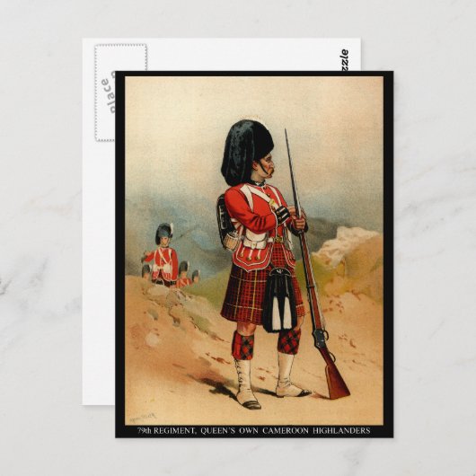 Queens Cameroon Highlanders Postkarte (Vorne/Hinten)