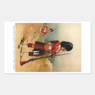 Queens Cameroon Highlanders Rechteckiger Aufkleber