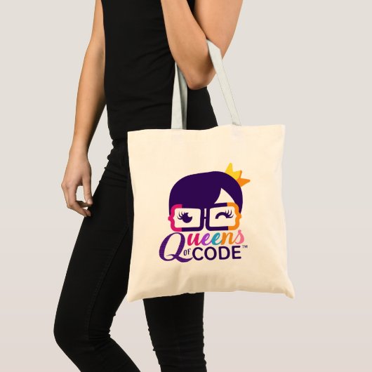 Queens Code Tote Bag Tragetasche (Vorderseite (Produkt))