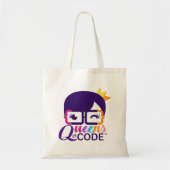 Queens Code Tote Bag Tragetasche (Vorne)