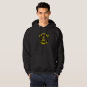 Queen's College - Crest DISTRESSED Look High Schoo Hoodie (Vorne ganz)