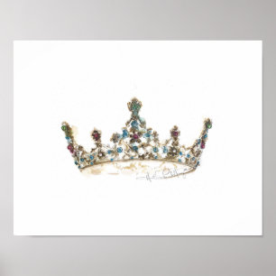 Queen's Crown von Heather Französisch Henry Poster