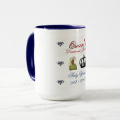 Queens Diamond Jubilee 1952-2012 60 Jahre Tasse (Vorderseite Links)