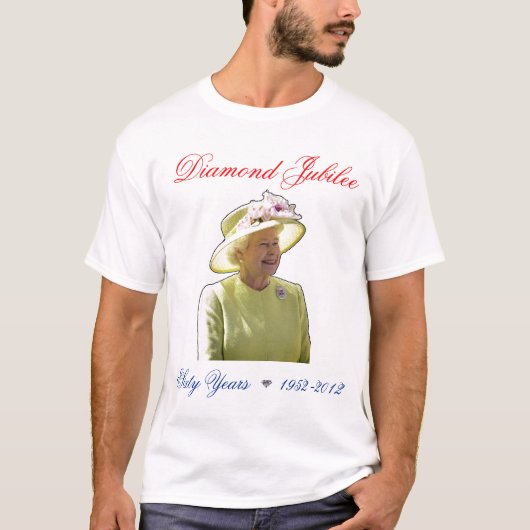 Queens Diamond Jubilee 60 Jahre Shirt (Vorderseite)
