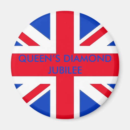 QUEEN'S DIAMOND JUBILEE MAGNET (Vorne)