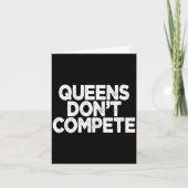 Queens Don't Compete  Karte (Vorderseite)