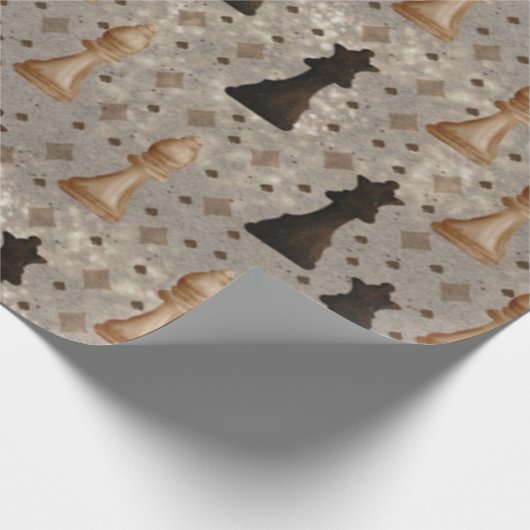 Queens Gambit Geschenkpapier (Ecke)