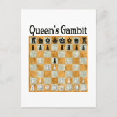 Queen's Gambit Postkarte (Vorderseite)
