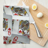 "Queen's Gambit: Scattered Pairs of Pocket Queens" Geschirrtuch (Viertel Falte)