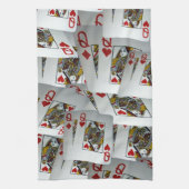 "Queen's Gambit: Scattered Pairs of Pocket Queens" Geschirrtuch (Vertikal)