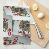 "Queen's Gambit: Scattered Pairs of Pocket Queens" Geschirrtuch (Viertel Falte)