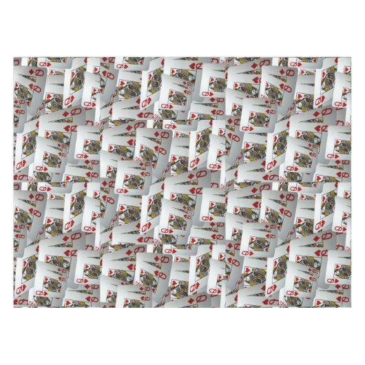 "Queen's Gambit: Scattered Pairs of Pocket Queens" Tischdecke (Vorderseite (Horizontal))