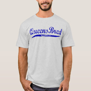Queens gezüchtete - New York City NY - blaue T-Shirt