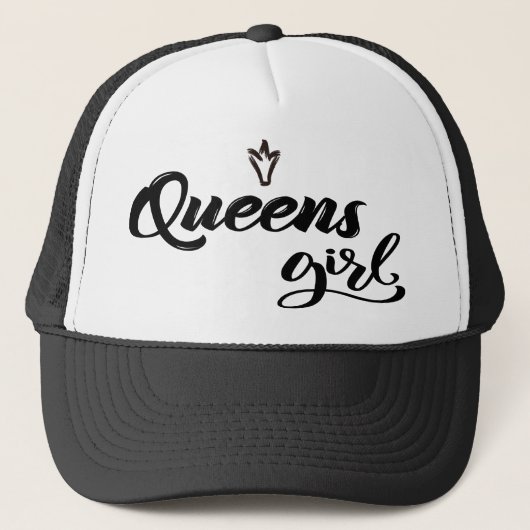 Queens Girl Truckerkappe (Vorderseite)